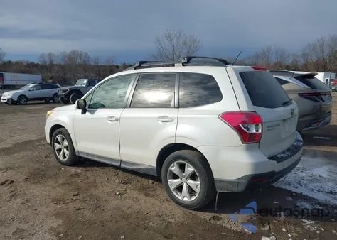 2015 Subaru Forester 2.5I Premium из США, поврежденный, VIN JF2SJADC8FH503254